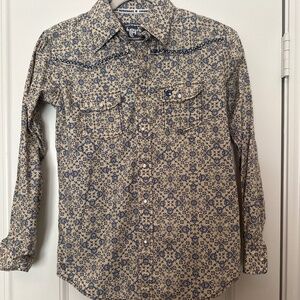Cowboy Hardware Western Pearl Snap Shirt - Kids Large